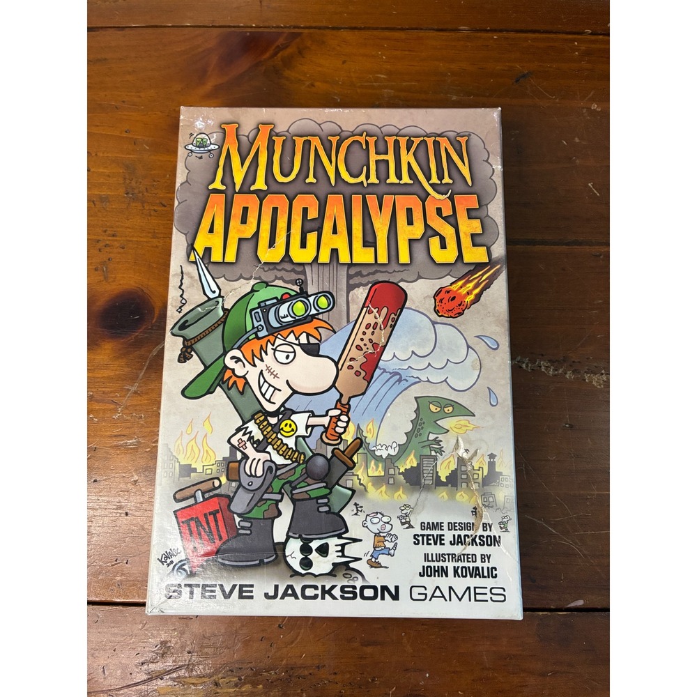 Munchkin Apocalypse Card Game - 100% Complete - 1503 1st Edition, 3rd Printing